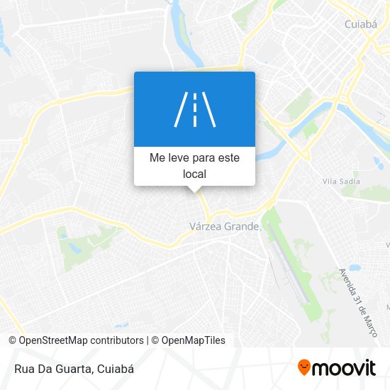Rua Da Guarta mapa