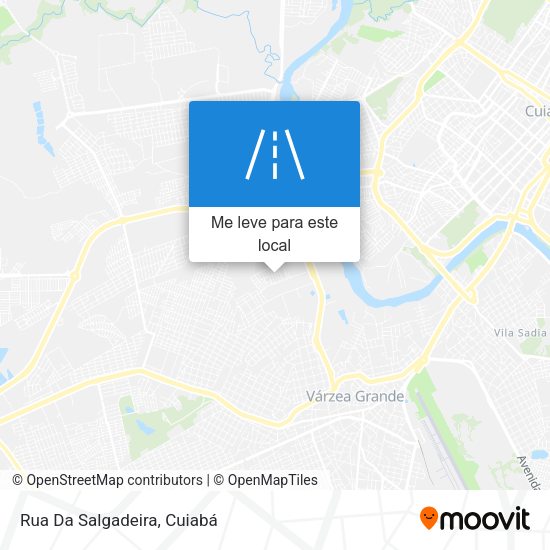 Rua Da Salgadeira mapa