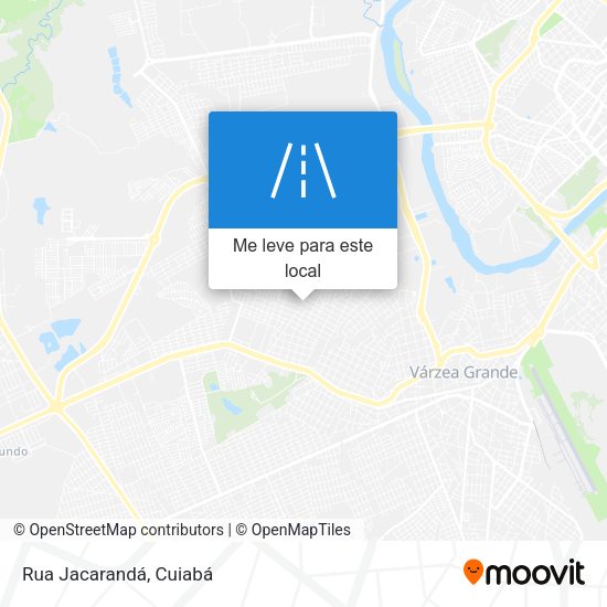 Rua Jacarandá mapa