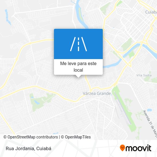 Rua Jordania mapa