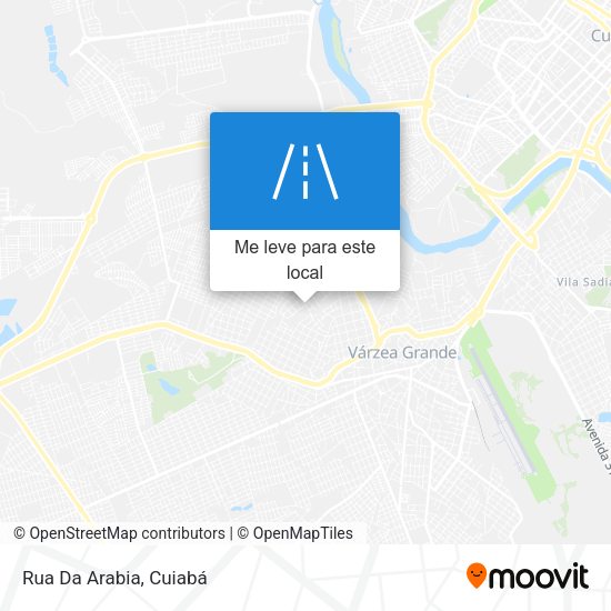 Rua Da Arabia mapa