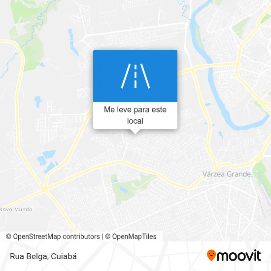 Rua Belga mapa