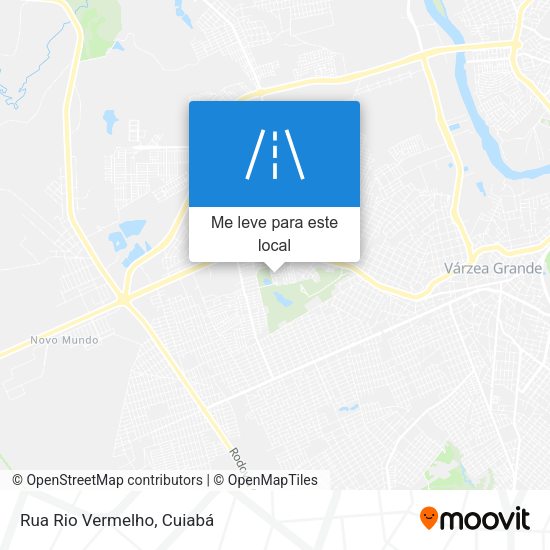 Rua Rio Vermelho mapa