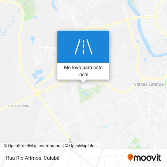 Rua Rio Arimos mapa