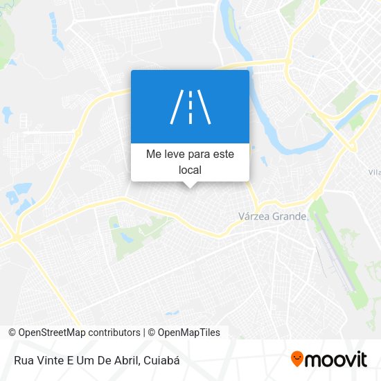 Rua Vinte E Um De Abril mapa