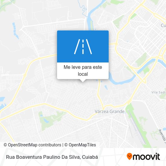 Rua Boaventura Paulino Da Silva mapa
