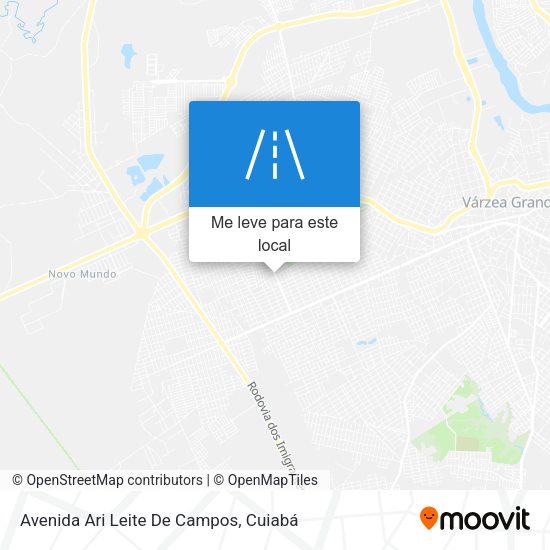 Avenida Ari Leite De Campos mapa
