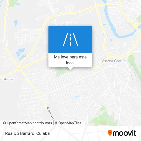 Rua Do Barraro mapa