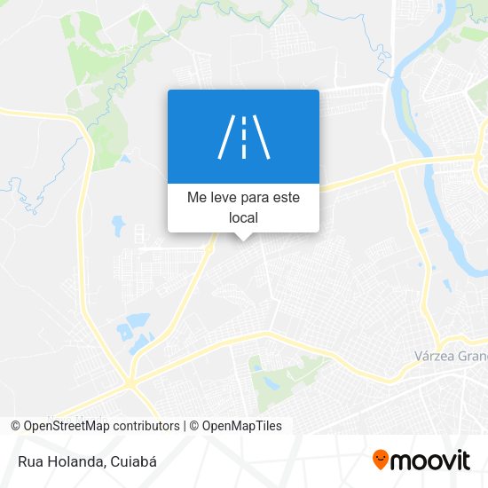 Rua Holanda mapa