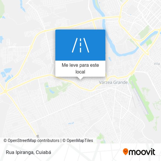 Rua Ipiranga mapa