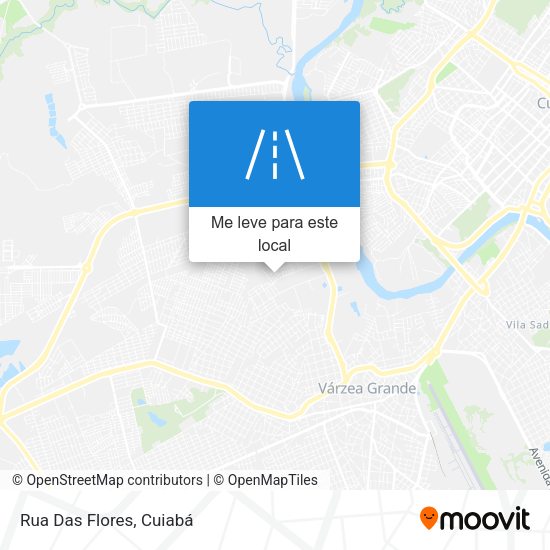 Rua Das Flores mapa