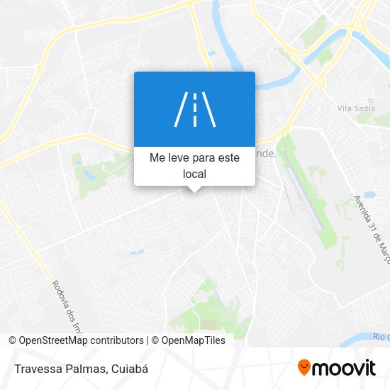 Travessa Palmas mapa