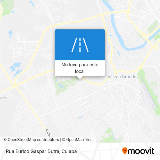 Rua Eurico Gaspar Dutra mapa