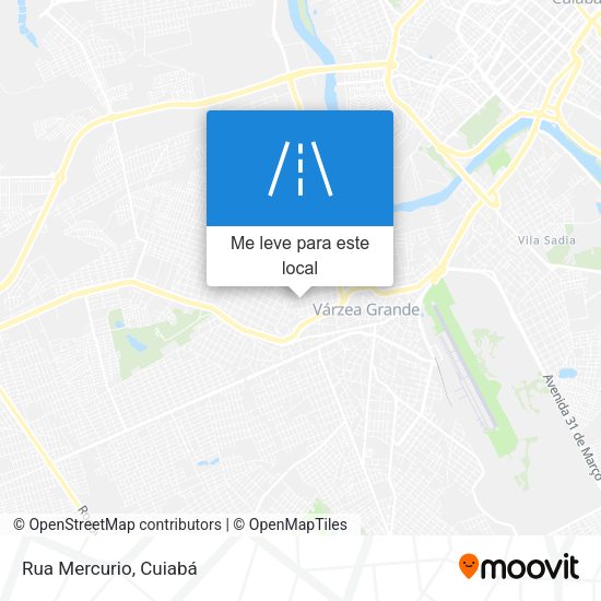 Rua Mercurio mapa