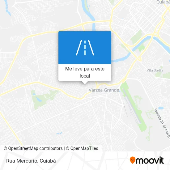 Rua Mercurio mapa