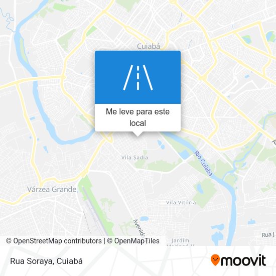Rua Soraya mapa