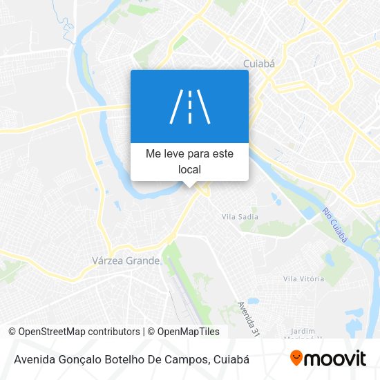 Avenida Gonçalo Botelho De Campos mapa