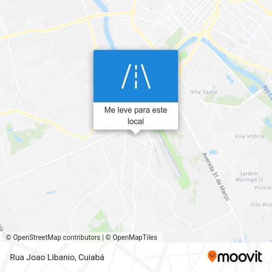 Rua Joao Libanio mapa