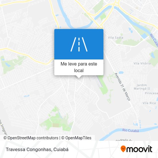 Travessa Congonhas mapa