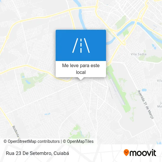 Rua 23 De Setembro mapa