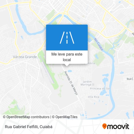 Rua Gabriel Felfilli mapa