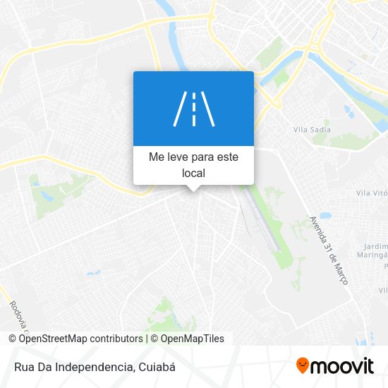 Rua Da Independencia mapa