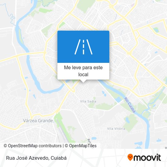 Rua José Azevedo mapa