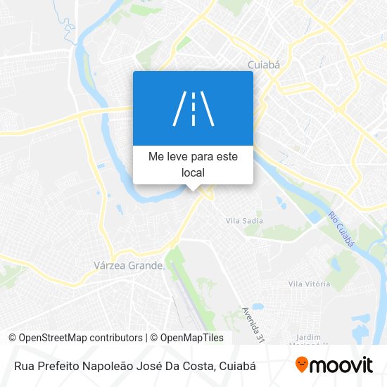 Rua Prefeito Napoleão José Da Costa mapa