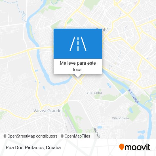 Rua Dos Pintados mapa
