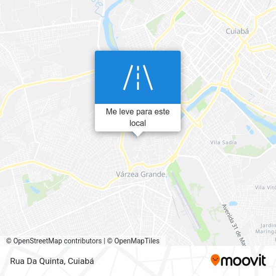 Rua Da Quinta mapa