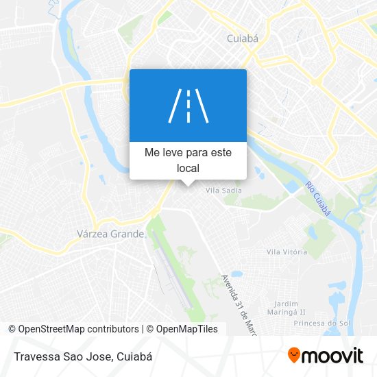 Travessa Sao Jose mapa