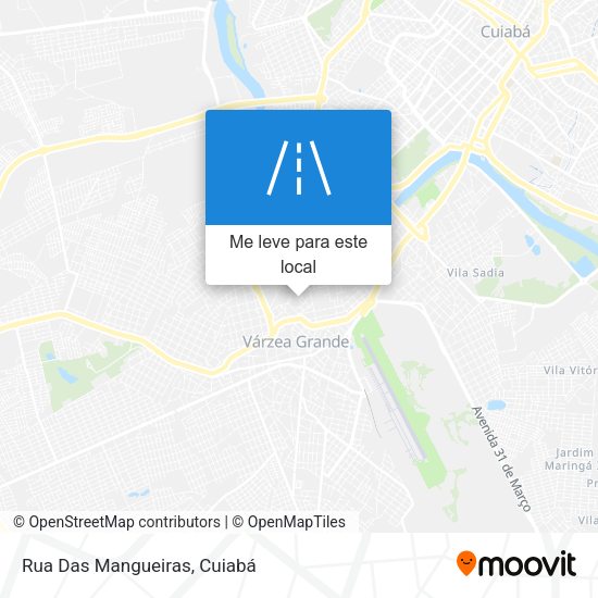 Rua Das Mangueiras mapa