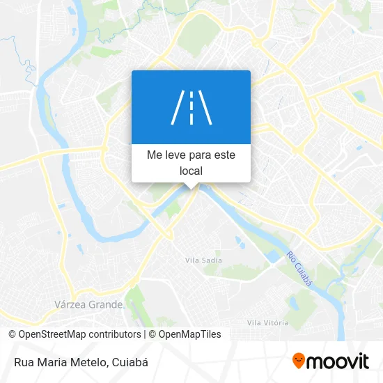 Rua Maria Metelo mapa