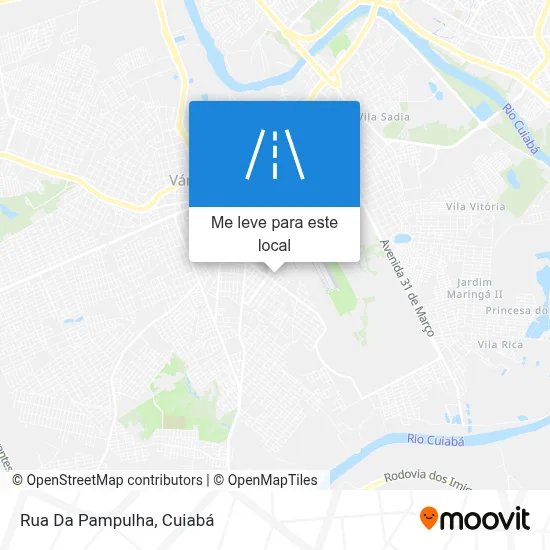 Rua Da Pampulha mapa