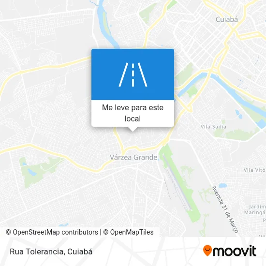 Rua Tolerancia mapa