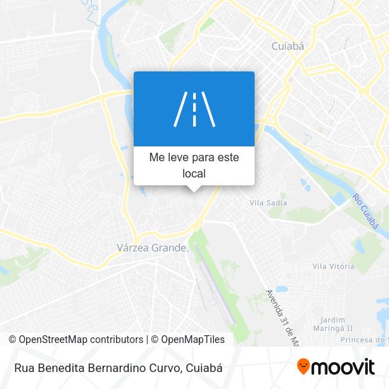 Rua Benedita Bernardino Curvo mapa