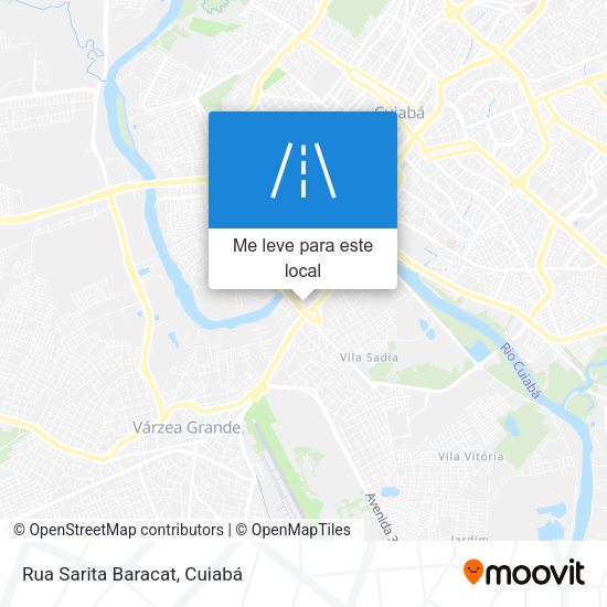 Rua Sarita Baracat mapa