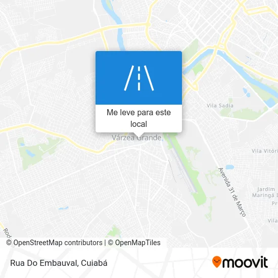 Rua Do Embauval mapa