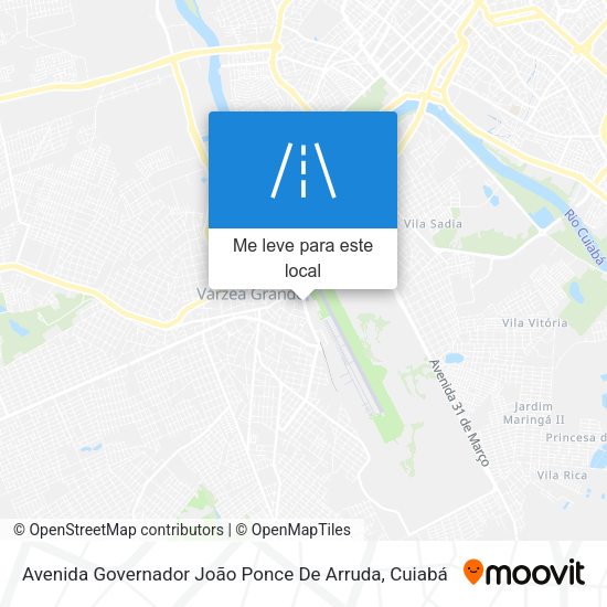 Avenida Governador João Ponce De Arruda mapa