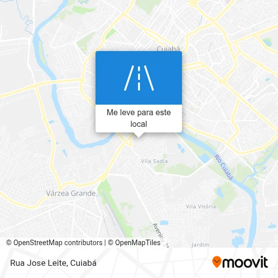 Rua Jose Leite mapa