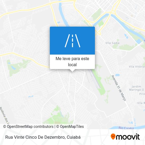 Rua Vinte Cinco De Dezembro mapa