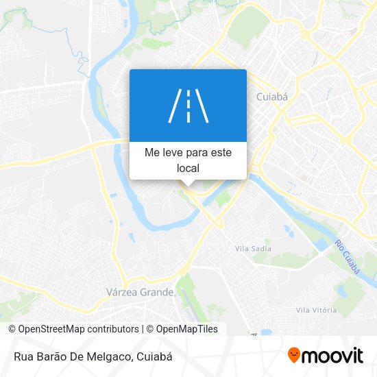 Rua Barão De Melgaco mapa