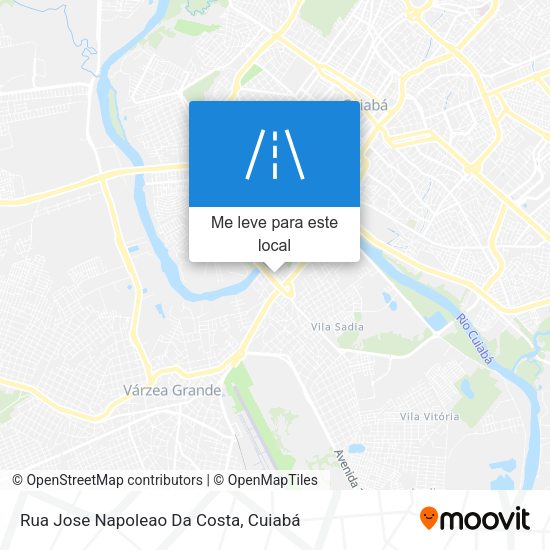 Rua Jose Napoleao Da Costa mapa