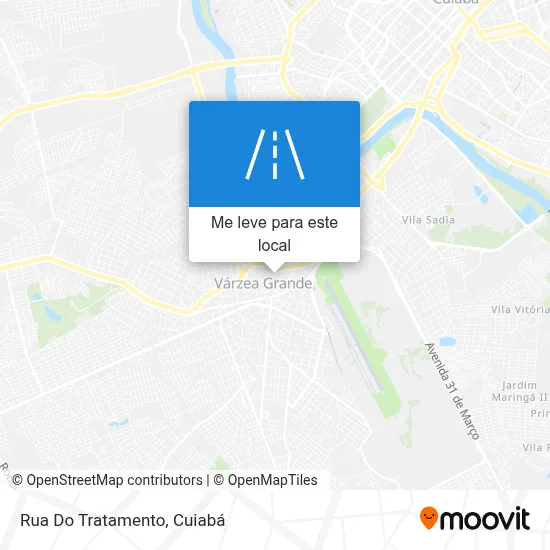 Rua Do Tratamento mapa