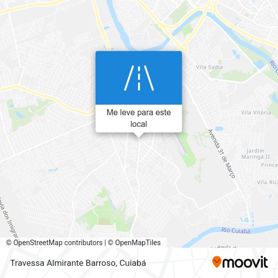 Travessa Almirante Barroso mapa