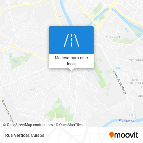 Rua Vertical mapa