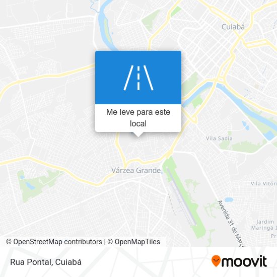 Rua Pontal mapa