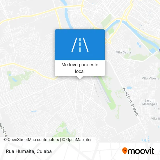 Rua Humaita mapa