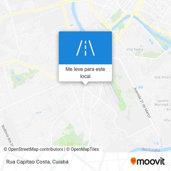 Rua Capitao Costa mapa