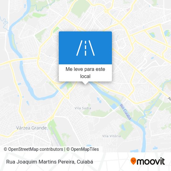 Rua Joaquim Martins Pereira mapa